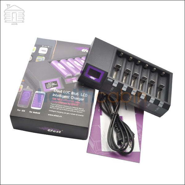Efest Luc Blu6 LCD charger (US Plug)